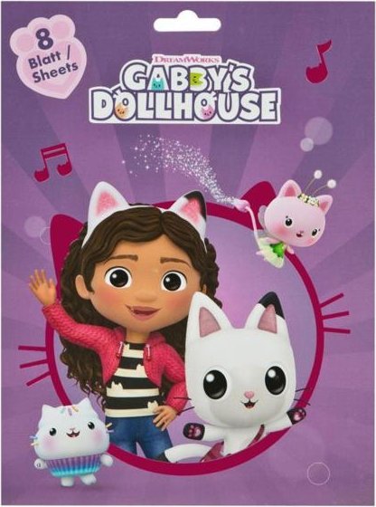 Undercover Zestaw Naklejek, Blok - Koci Domek Gabi - ok. 340