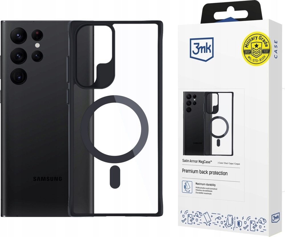 3MK Etui Satin Armor MagCase do Samsung Galaxy S24 Ultra