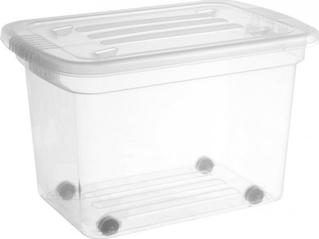 POJEMNIK DO PRZECHOWYWANIA Z POKRYWĄ HOME BOX 52L