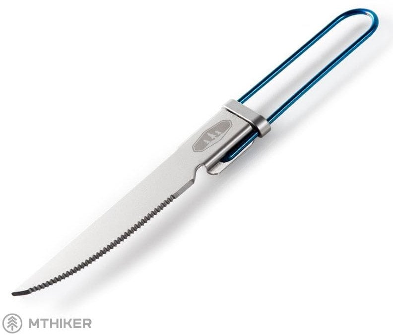 Glacier Folding Knife, Silver