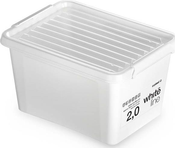 ORPLAST Pojemnik Organizer Pudełko Uniwersalne na Zabawki Drobiazgi Narzędzia 2 L Orplast uniwersalny