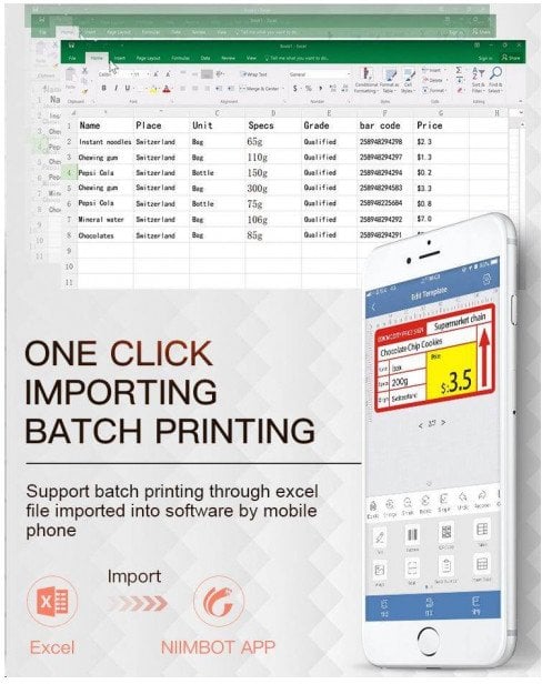 Drukarka etykiet Niimbot Drukarka Etykiet B21 S biały