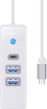 HUB USB Orico PWC2U-C3-015-WH-EP 1x USB-C + 2x USB-A 3.0 (PWC2U-C3-015-WH-EP)