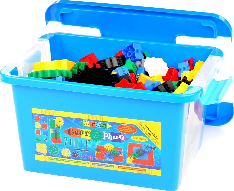 Morphun Zestaw klocków konstrukcyjnych Morphun GearPhun 304 el. + Instrukcje 60 str. A4