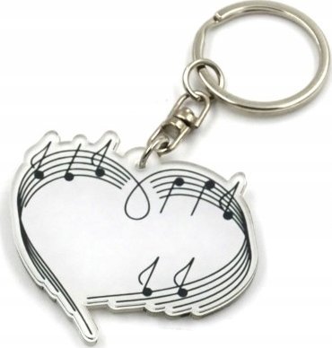 Brelok Muzyczne Serce - ACN-9017