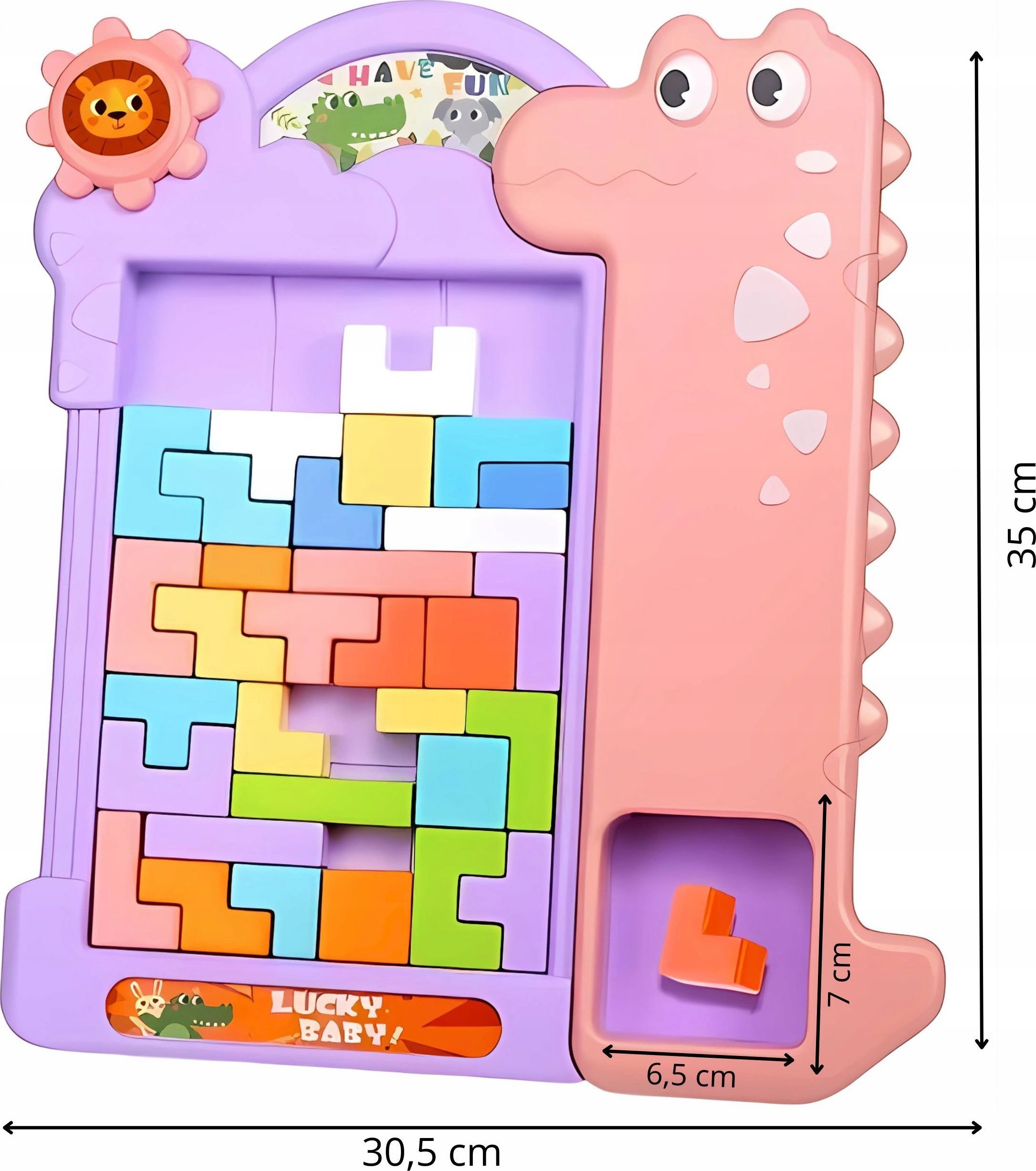 UkÅadanka tetris rÃ³Å¼owa