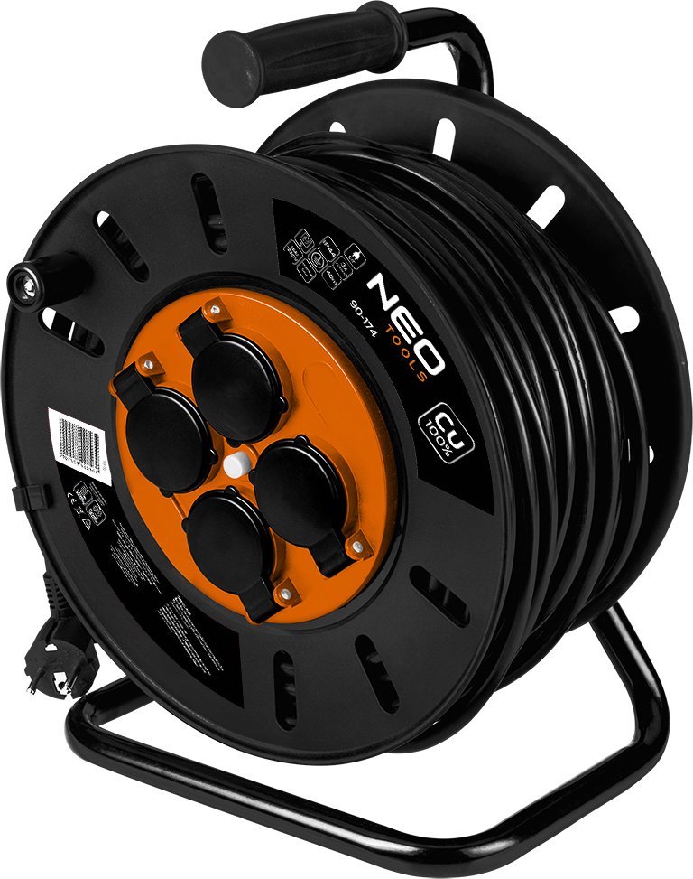 Neo Przedłużacz bębnowy 40m, 3x2.5mm2