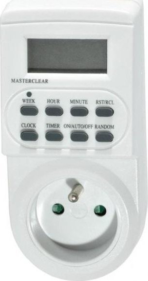 GTV Programator czasowy elektroniczny 7 dniowy 24h PC-ELE724-00