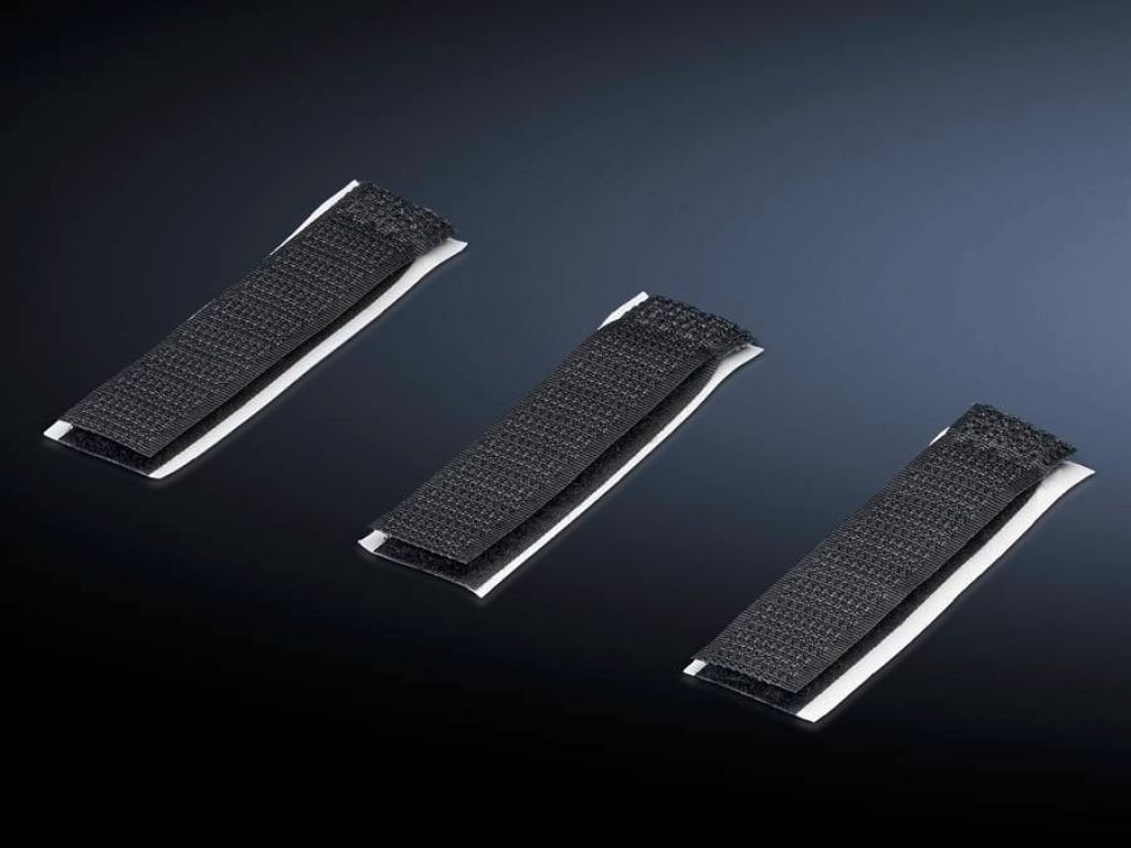 Rittal Rittal 7111.350 organizator na kable Stojak Uchwyt na kabel Czarny