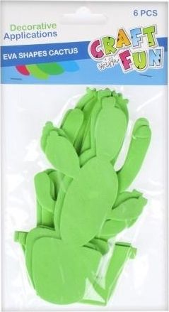 Craft with Fun Ozdoby dekoracyjne piankowe kaktusy