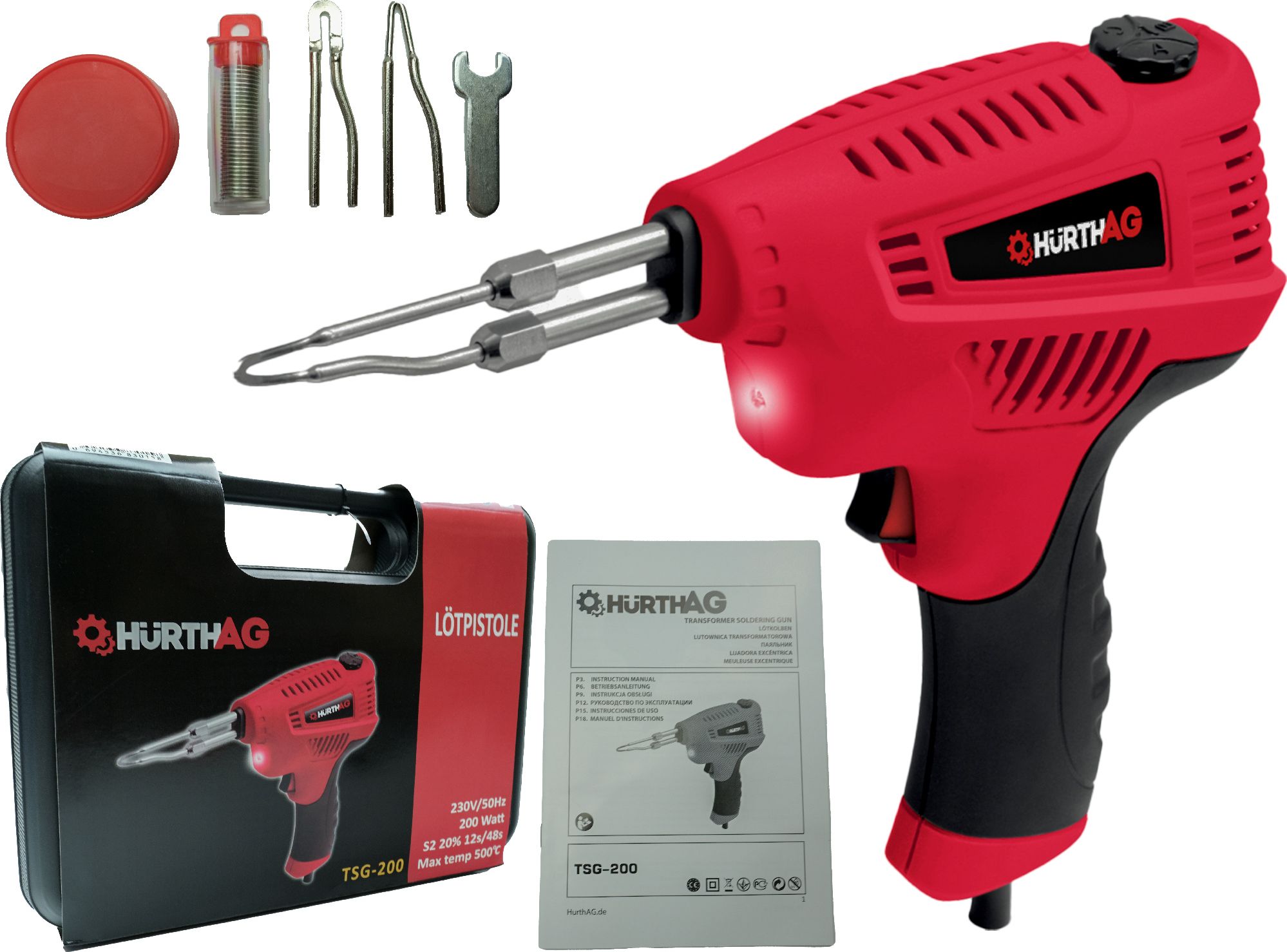 HurthAG LUTOWNICA TRANSFORMATOROWA 200W Walizka