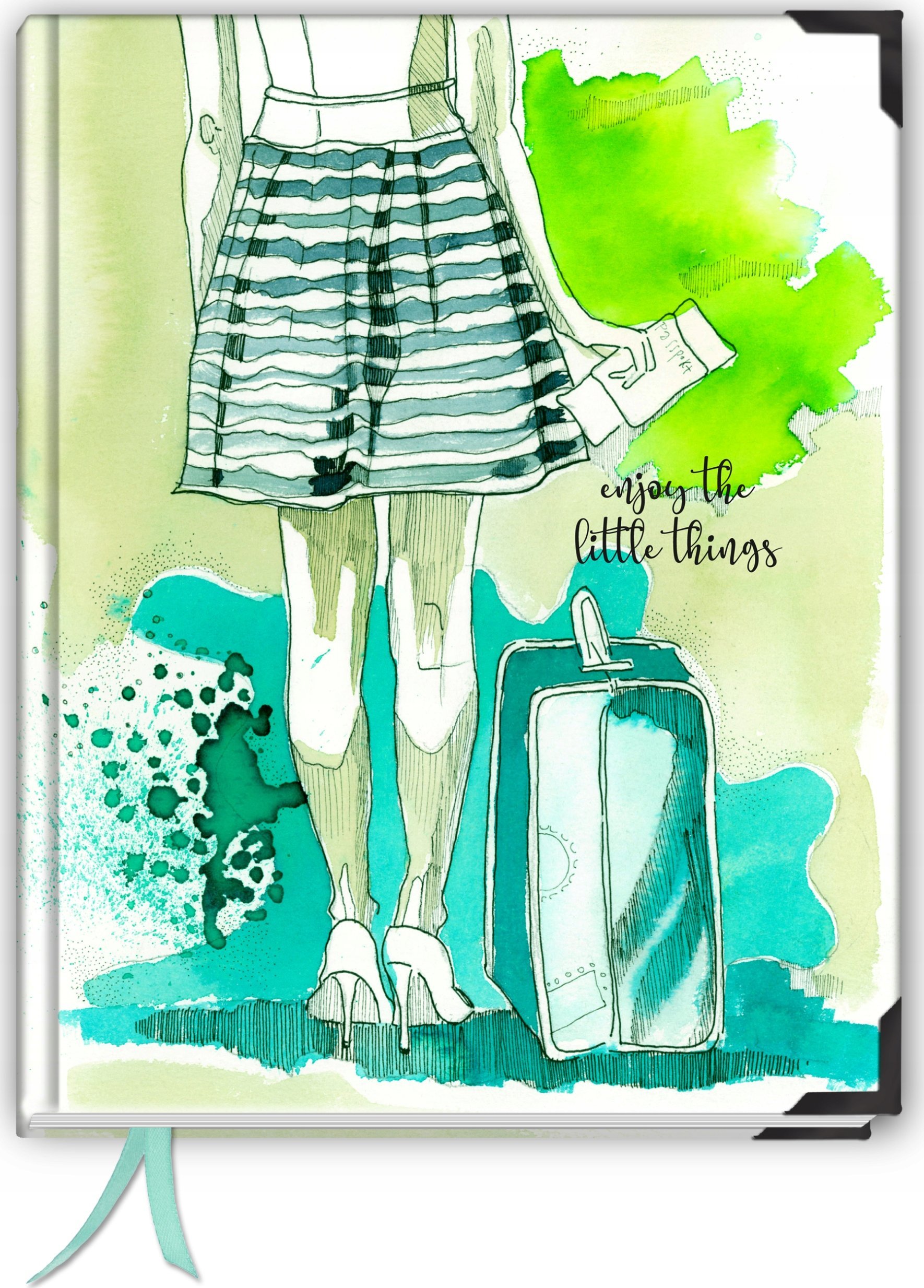 TadaPlanner Bullet journal szyty 214 stron TaDaPlanner notatnik A5 w kropki pamiętnik