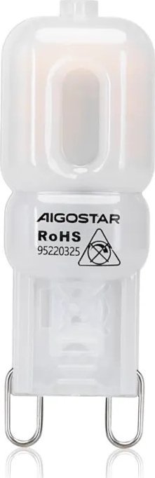 Aigostar Żarówka LED Mleczna Biel G9 2W Koraliki Lampowe LED Mleczna Biel G9 2W