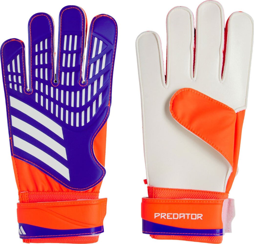 Rękawice bramkarskie adidas Predator Training Goalkeeper fioletowo-pomarańczowe IX3870 11,5