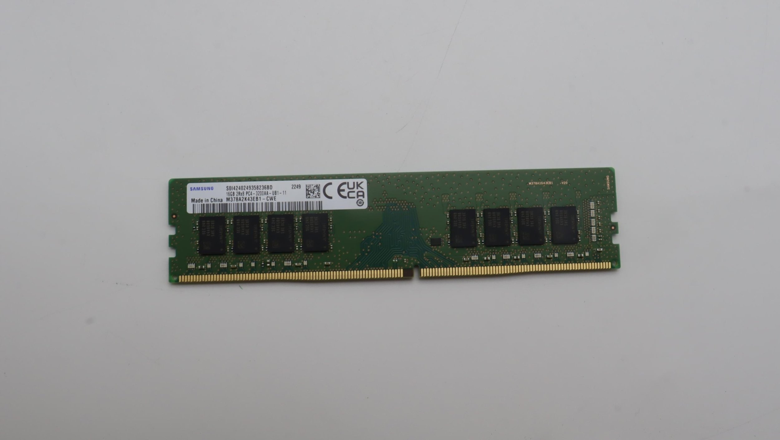 16GB DDR4 UDIMM memory