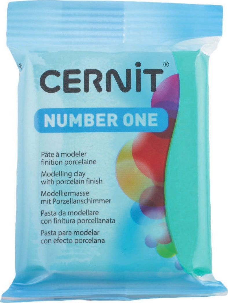 The Clay and Paint Factory Modelina Cernit Turkusowo Zielona 56 g