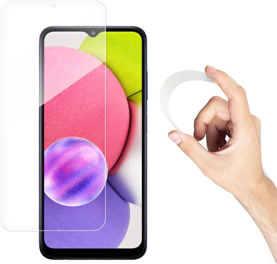 Wozinsky Wozinsky Nano Flexi hybrydowa elastyczna folia szklana szkło hartowane Samsung Galaxy A03s