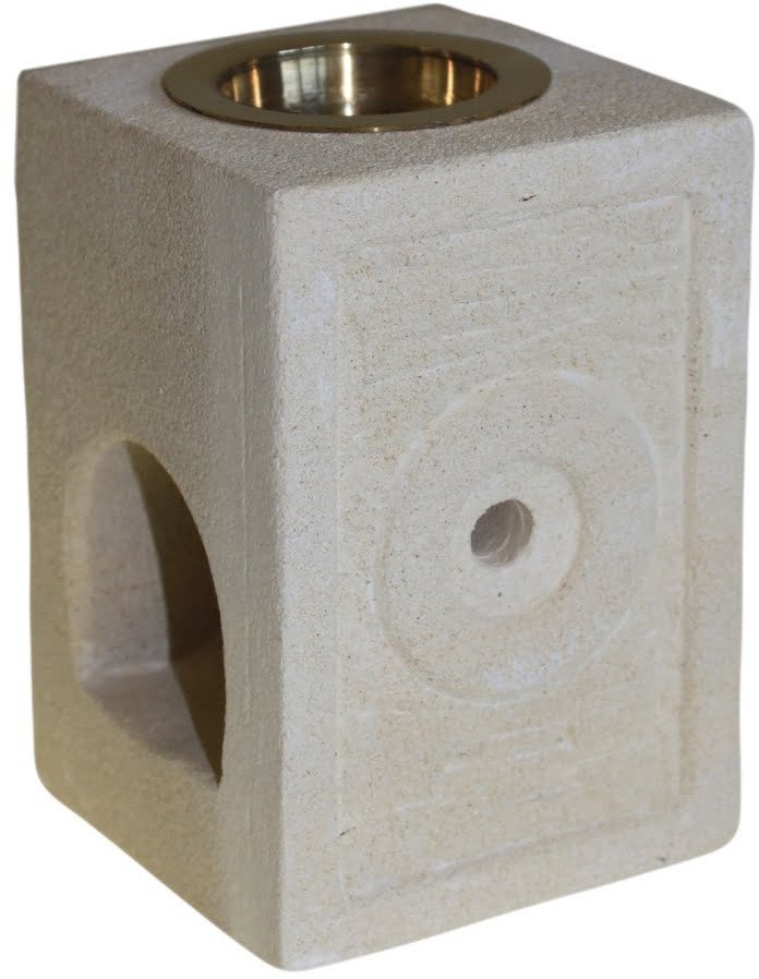 Kamienny kominek zapachowy - Kwadratowy