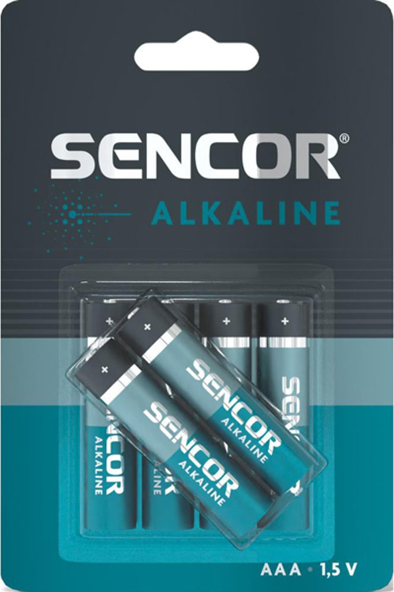 Sencor Bateria alkaliczna, AAA (LR03), AAA, 1.5V, , blistr, 6-pack