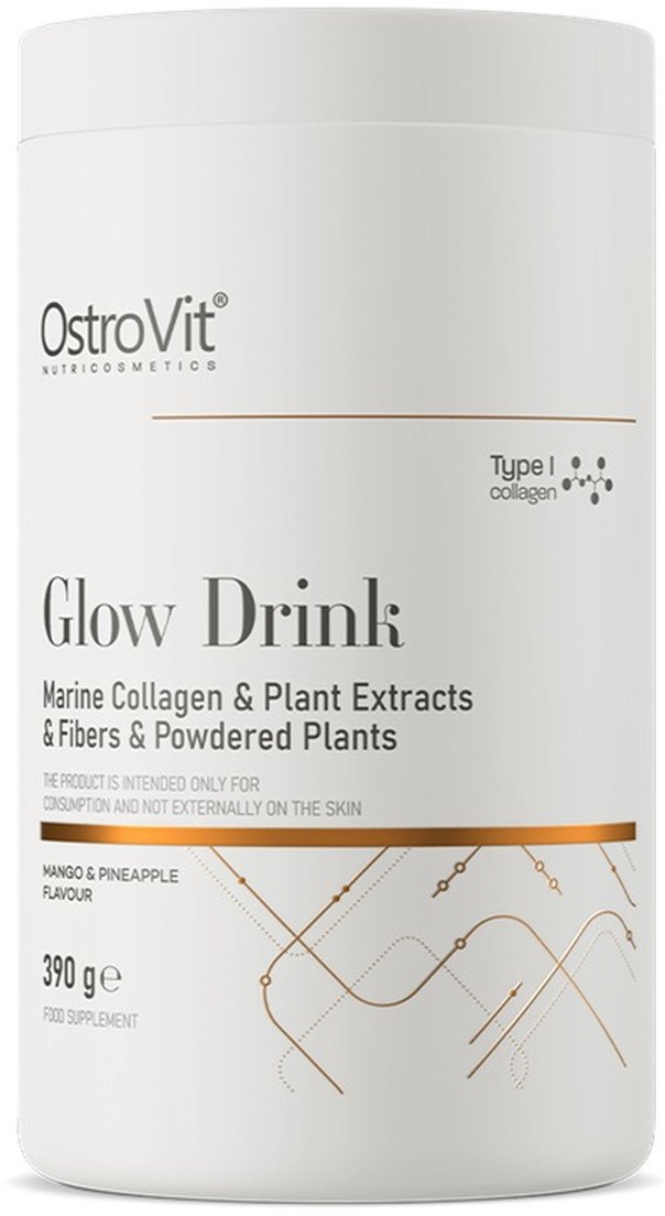 OstroVit Glow drink suplement diety mango z ananasem 390g