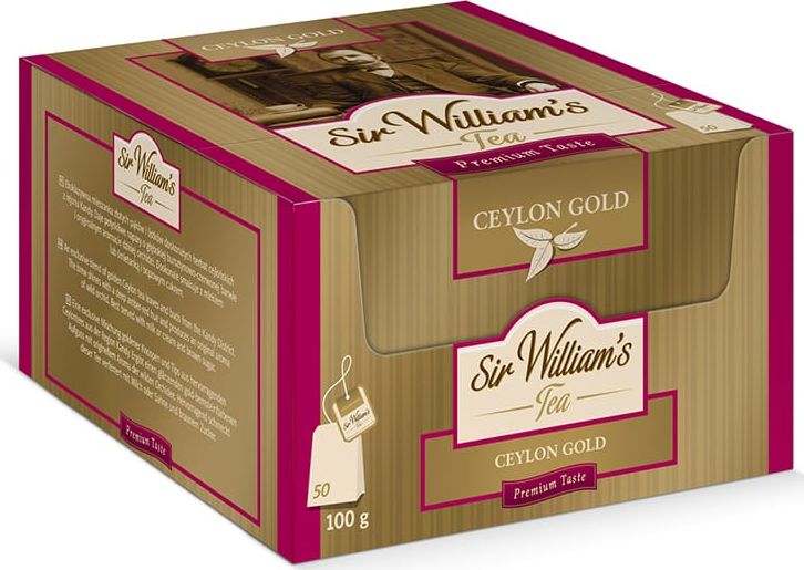 Sir Williams Herbata Ceylon Gold 50 torebek