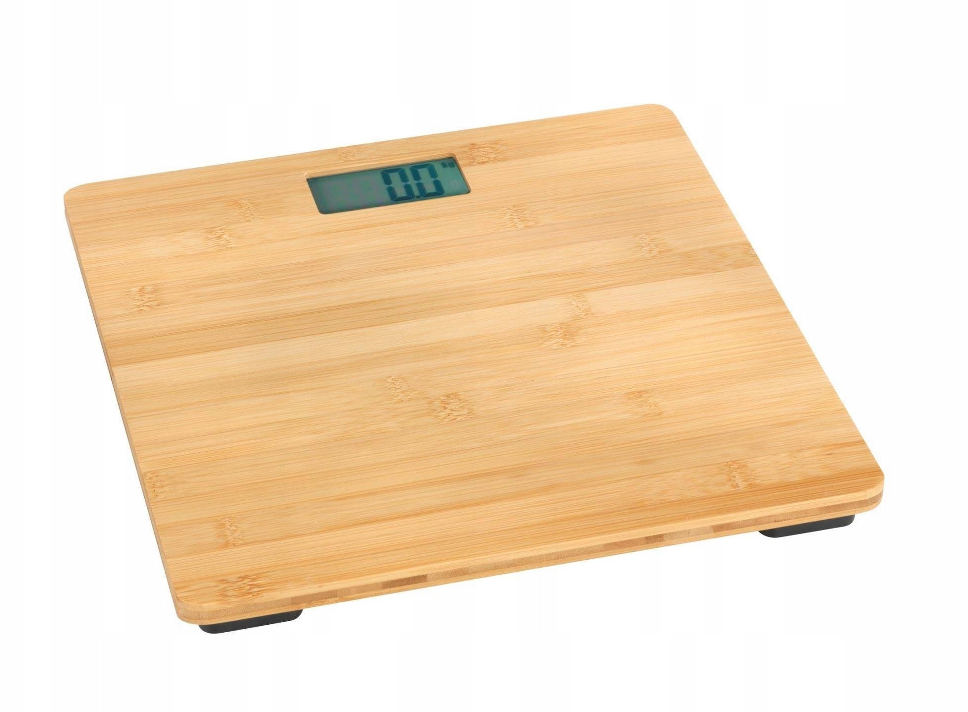 Waga łazienkowa BAMBUSA, elektroniczna, bambusowa, 30 x 30 cm, WENKO