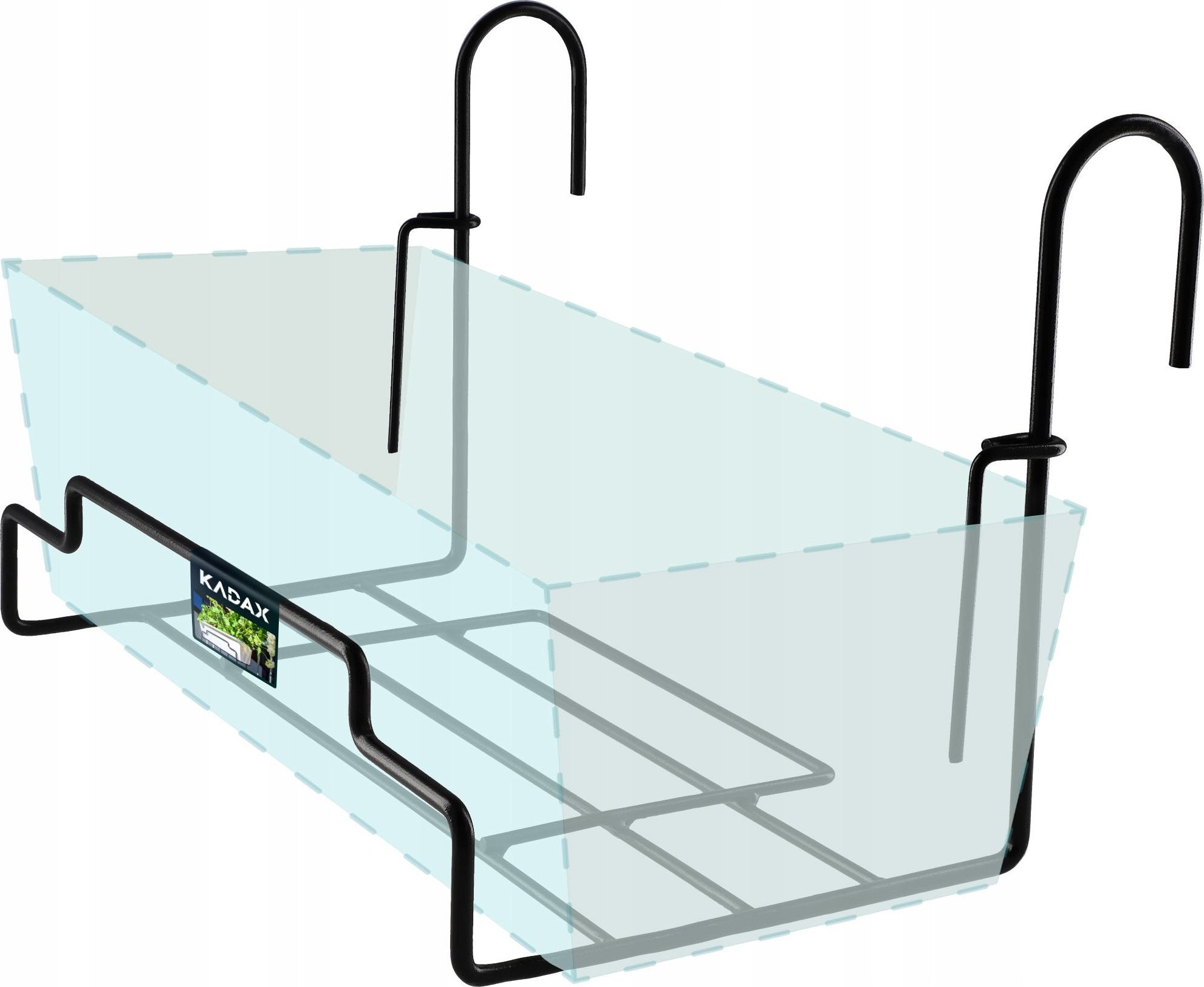 Kadax Wieszak Uchwyt Na Skrzynię Balkonową Doniczki 40cm