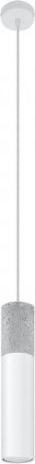 Lampa wisząca Sollux Lampa wisząca BORGIO 1 biały