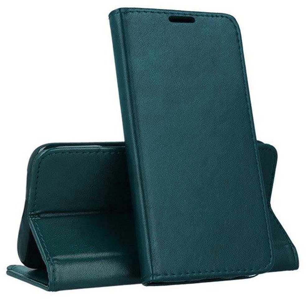 Etui Smart Magnetic do Samsung Galaxy S24 FE ciemnozielone