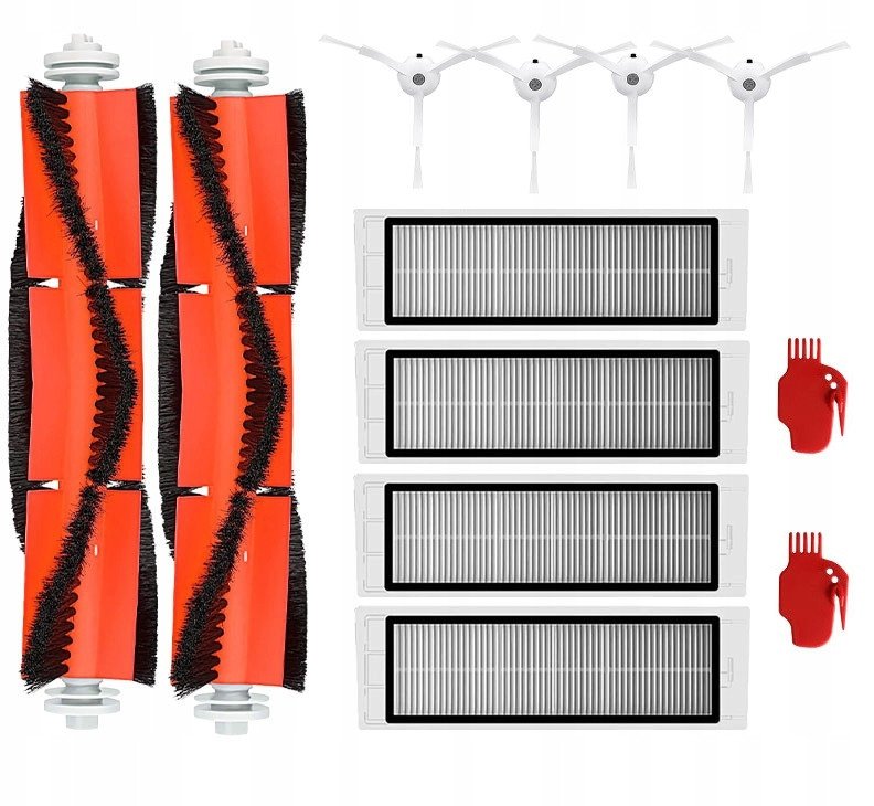 ZESTAW SZCZOTKI FILTRY DO XIAOMI MI Robot Vacuum 1 2 RoboRock S50 S60 S5 S6