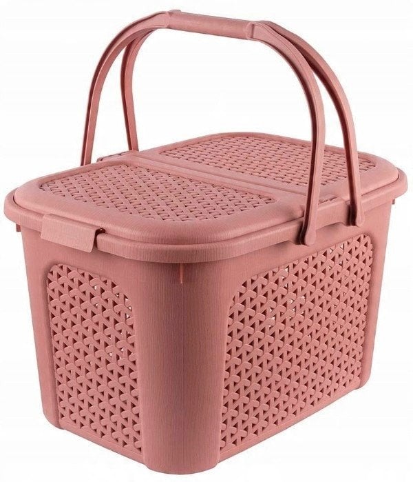 Picnic basket Inka 35x46x28 5cm 28L gray 4052396091434
