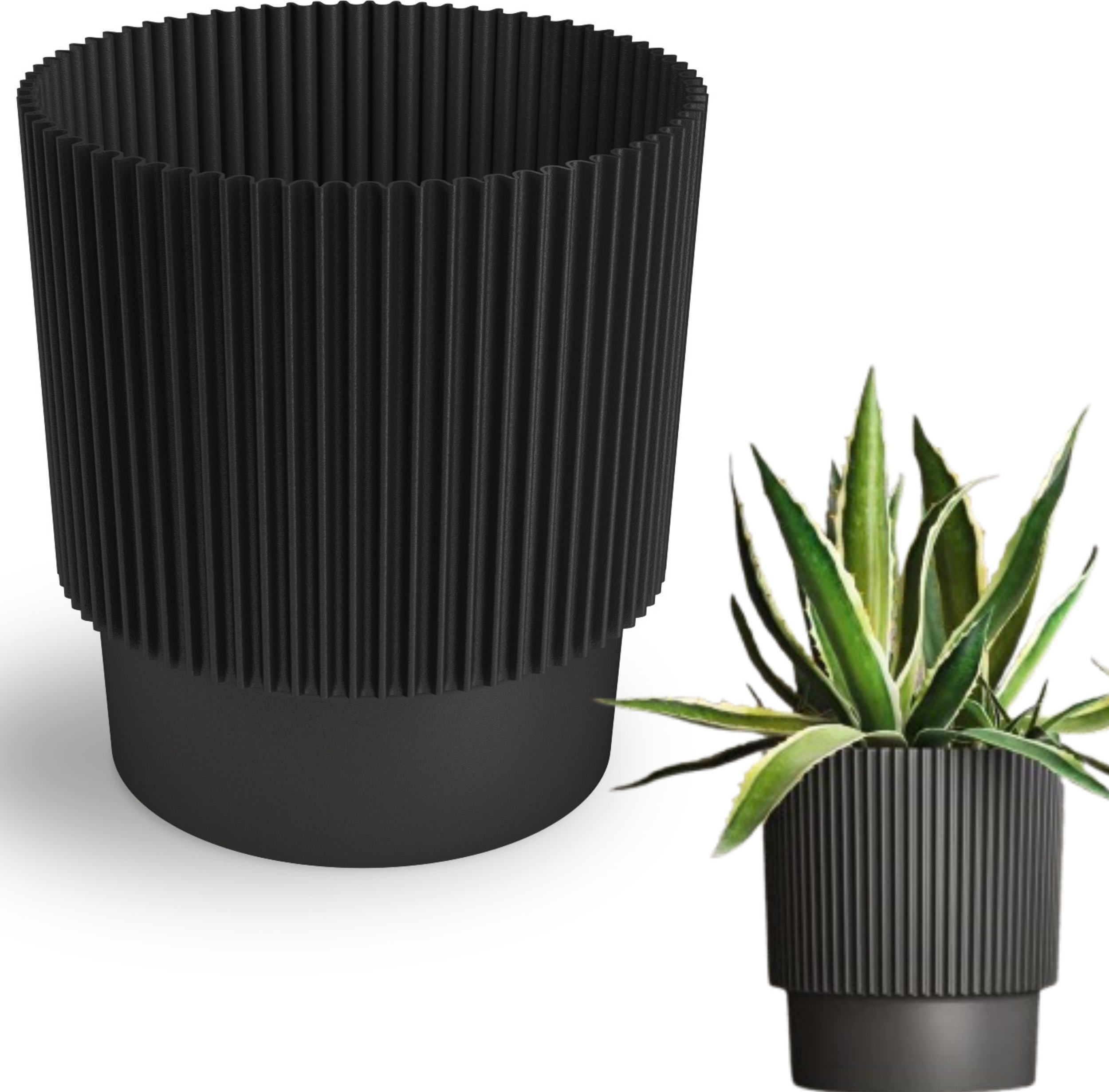 Doniczka okrągła ELSA DEL17 Osłonka na kwiaty