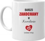 Koszulkowy Bardzo zakochany w... - kubek na prezent produkt personalizowany