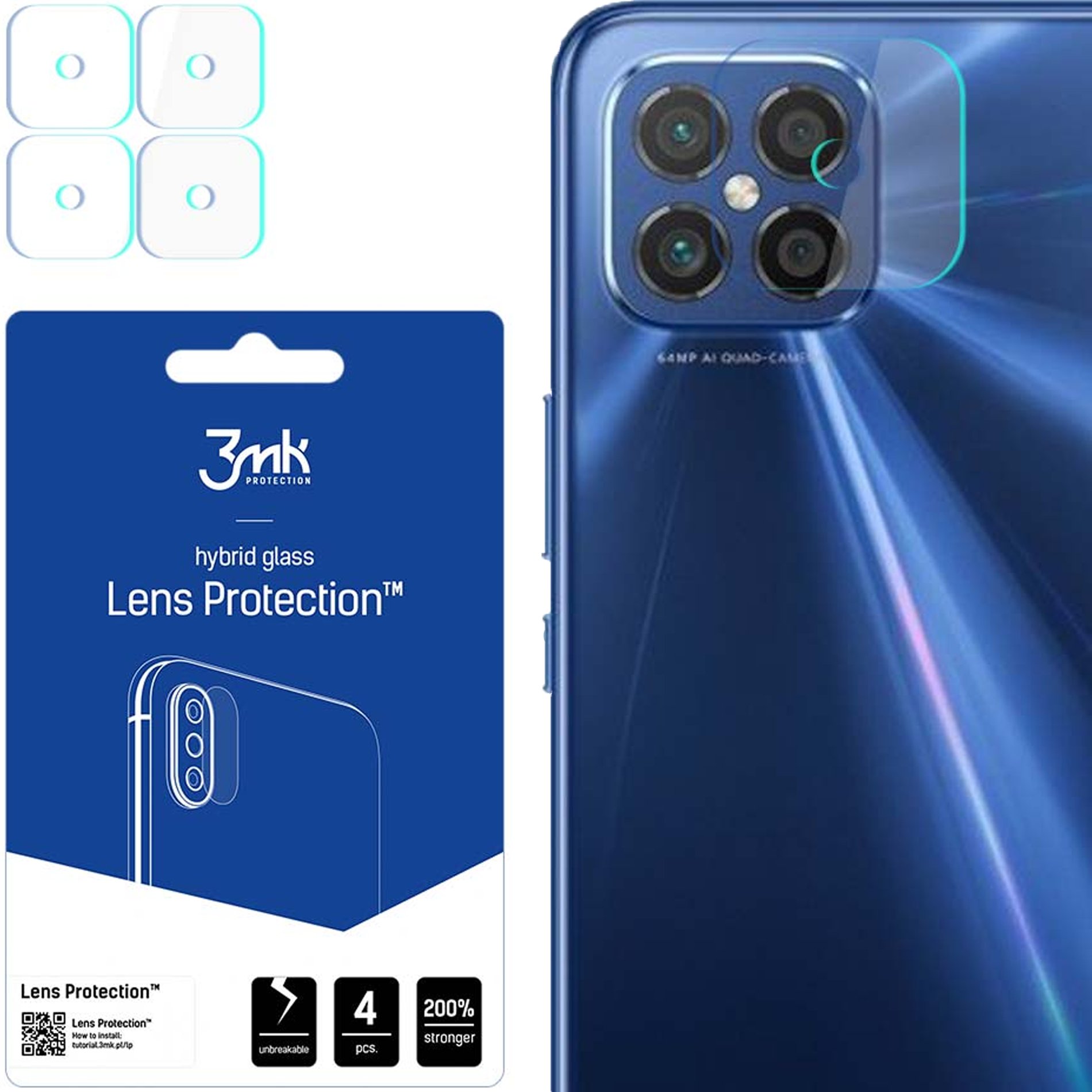HUAWEI NOVA 8 SE - 3MK LENS PROTECTION