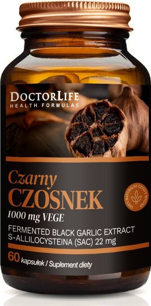 Doctor Life DOCTOR LIFE_Czarny Czosnek suplement diety 60 kapsułek