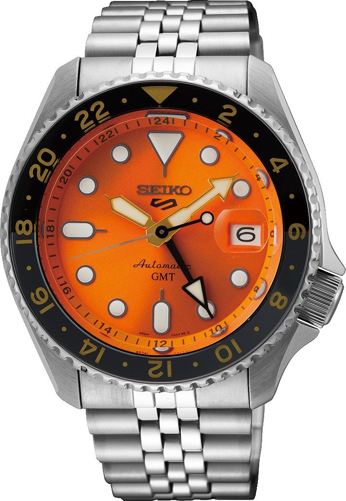 Zegarek Seiko Zegarek męski Seiko SSK005K1 srebrny
