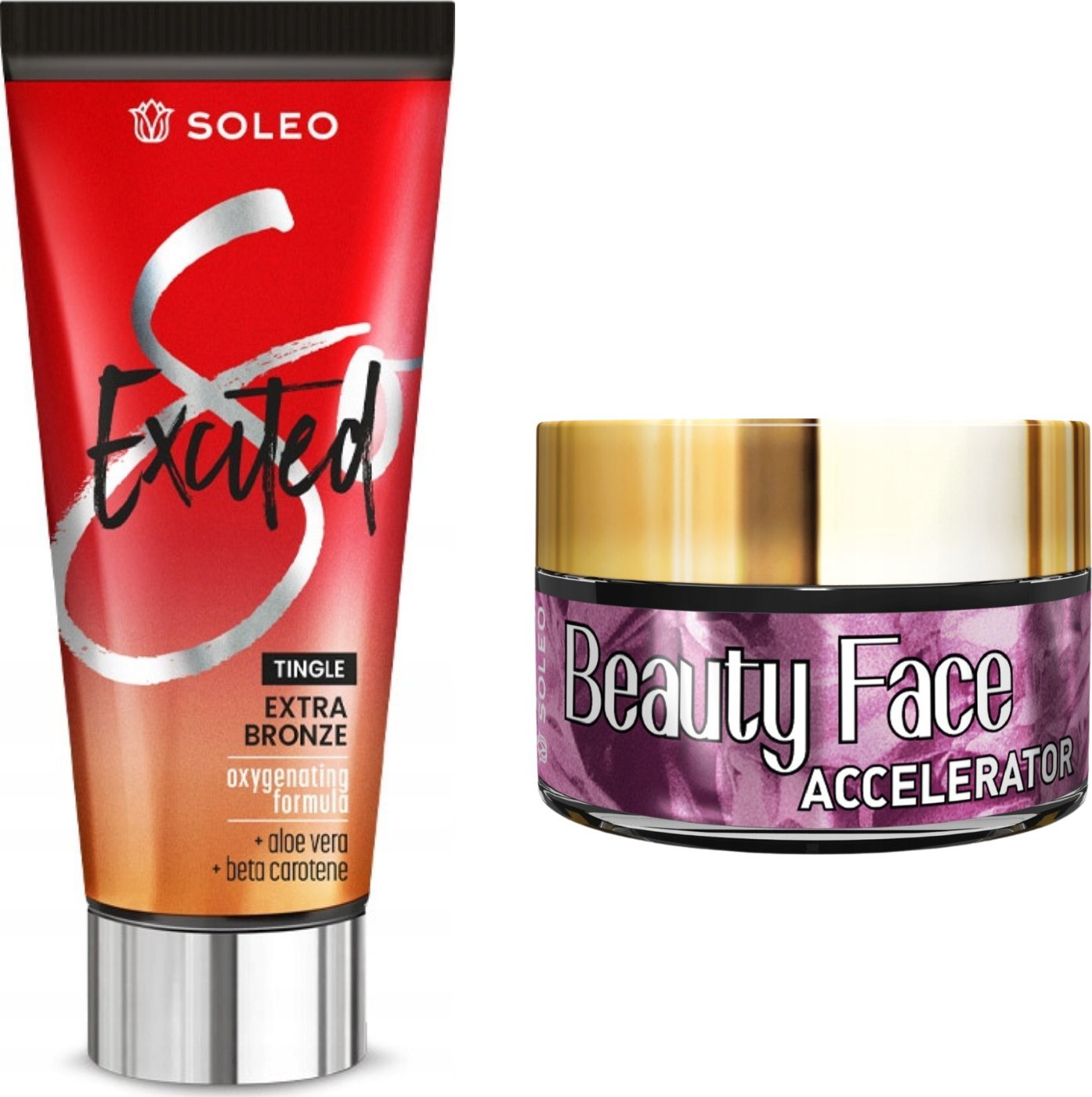Soleo Soleo Excited Bronzer + Słoiczek Beauty Face