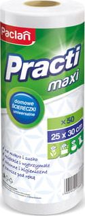 Paclan PACLAN Practi MAXI 25x30cm 50szt - domowe ściereczki uniwersalne