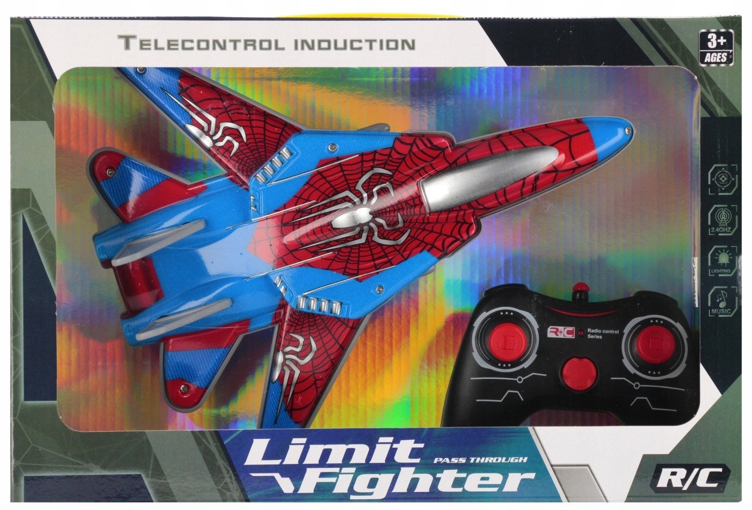 SAMOLOT R/C FF BAT 34X23X10 MC WB 24/48