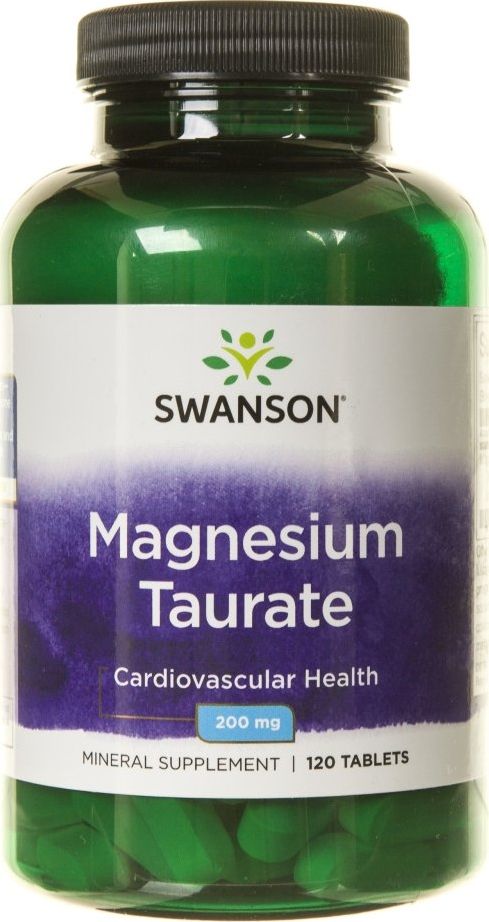 Swanson Swanson - Taurynian Magnezu, 120 tabletek