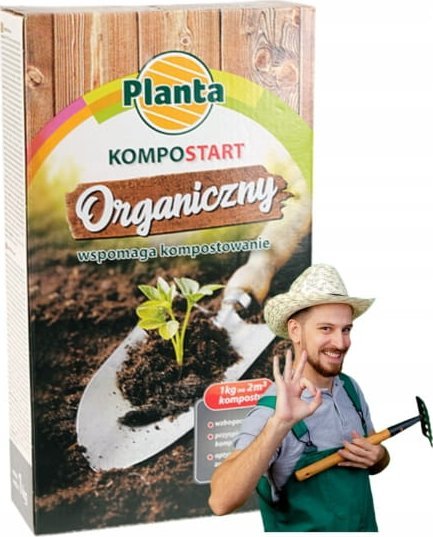 Organiczny przyspieszacz kompostu 1kg Kompostart