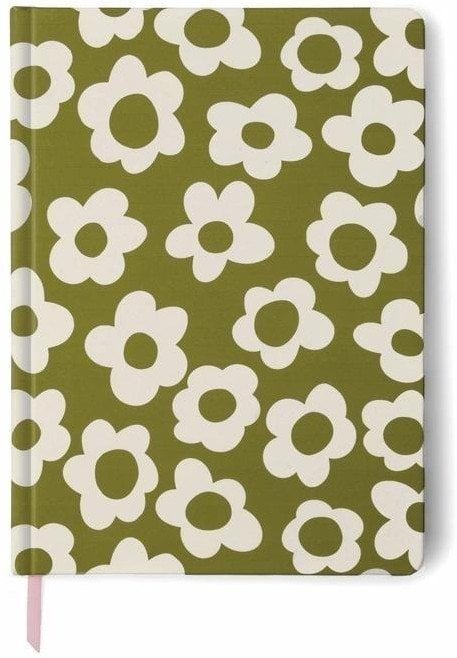 Notatnik Jumbo Green Groovy Floral