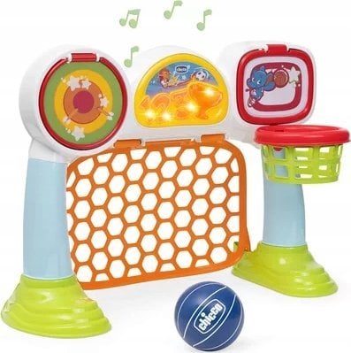 Chicco Liga multisportowa elektroniczny zestaw sportowy 3w1 dla dzieci Chicco