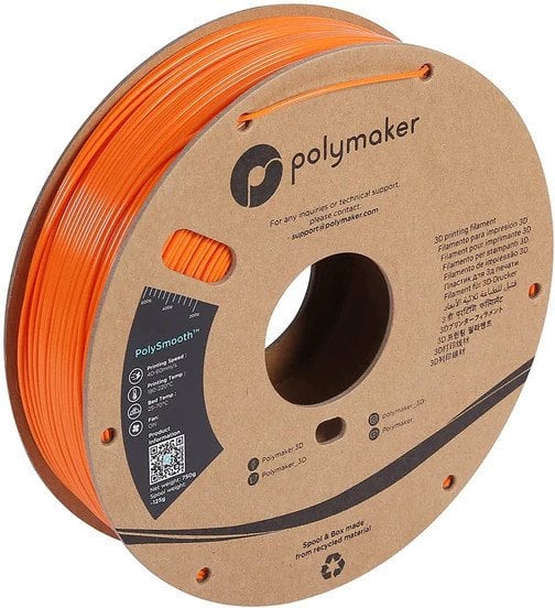 Filament Polymaker PolySmooth PVB 1,75mm, 0,75kg - Orange}