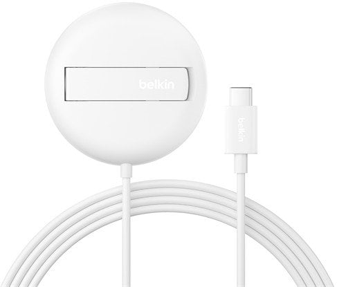 Ładowarka Belkin magnetyczna, Qi2 15W, rozkładana, biała (WIA011HQWH)