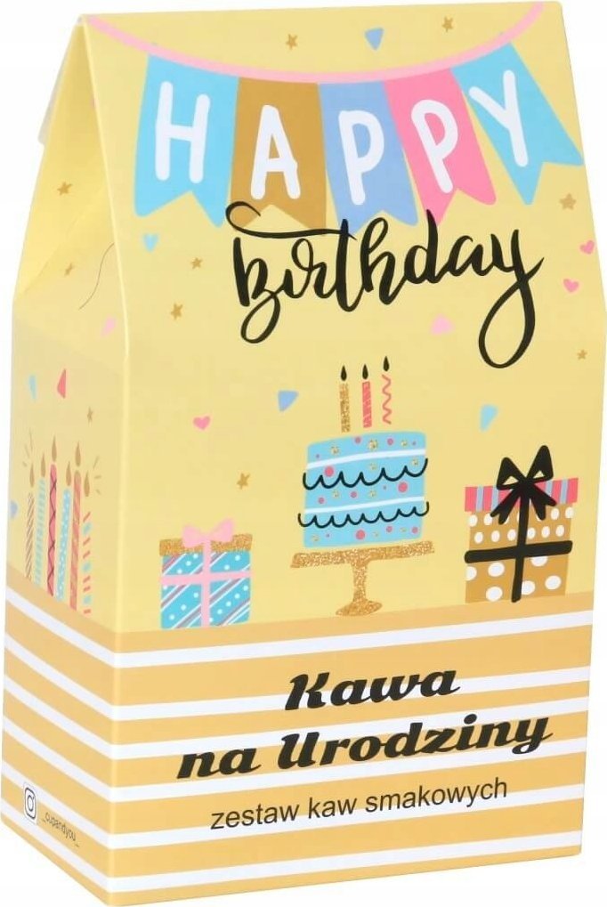 Kawa mielona Cup&You Wyjątkowy upominek z kawą smakową na urodziny gift