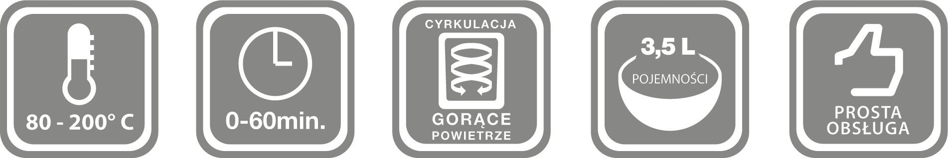 Frytkownica beztłuszczowa Eldom Eldom FR35 Fritto czarny