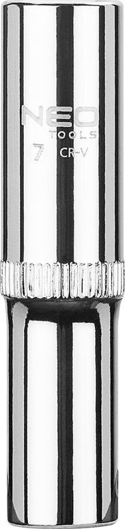 Topex Nasadka sześciokątna długa 1/4cala 7 mm Superlock 08-240