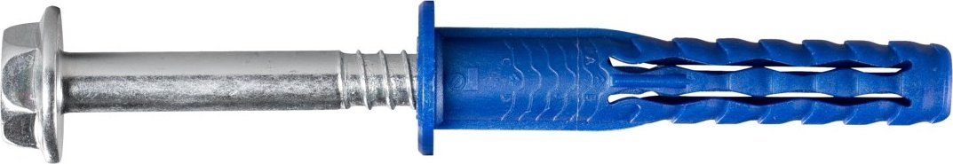 Rawlplug FFS Kołek ramowy poliamidowy z krótką strefą rozporu z kołnierzem 10x50mm i wkrętem z łbem heksagonalnym