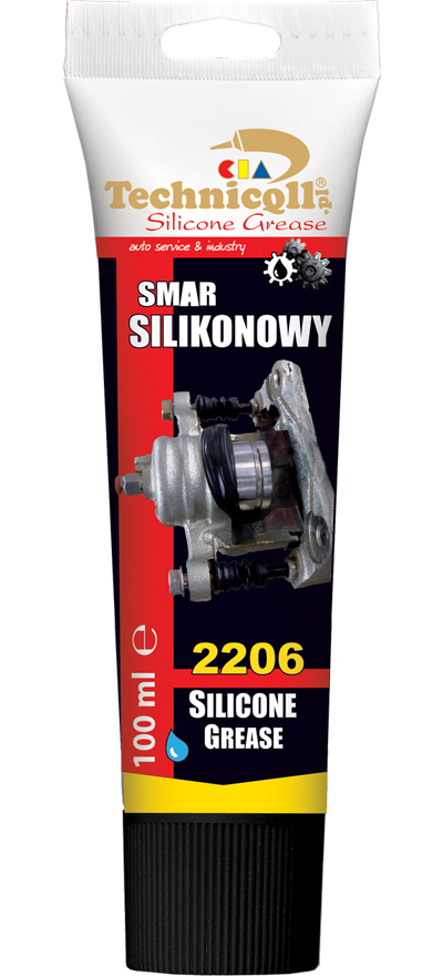 Technicqll Smar silikonowy do prowadnic biały 2206 100ml (M-607)